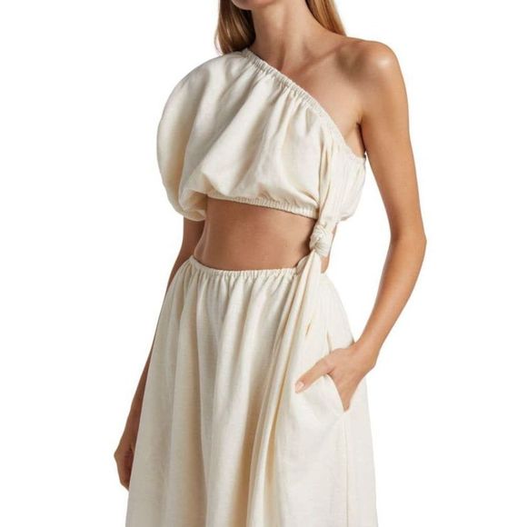 FARM RIO One Shoulder Maxi Dress XS $335 - Picture 4 of 9
